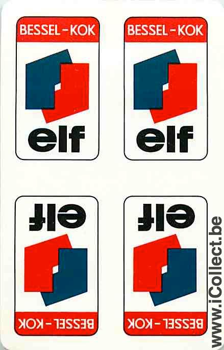 Single Swap Playing Cards Motor Oil Elf Bessel-Kok (PS07-08D) - Click Image to Close